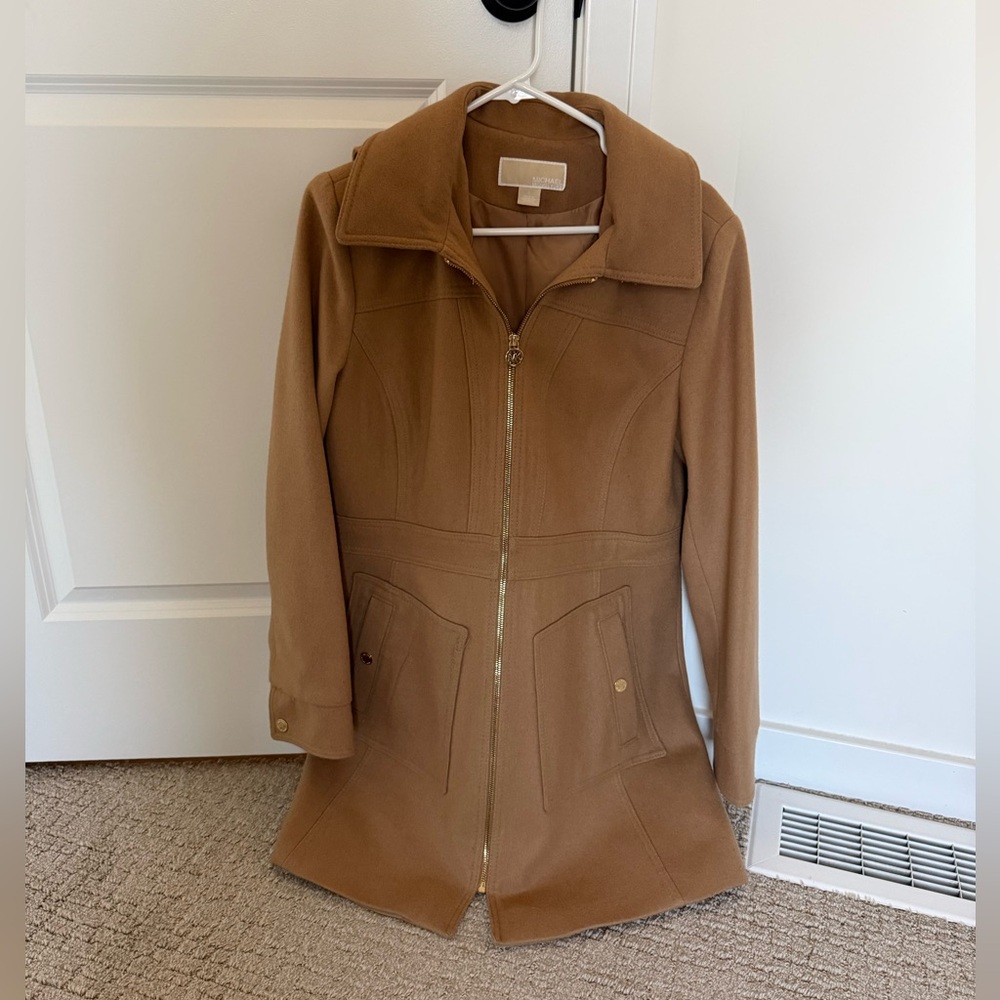 Michael Kors Camel Wool Coat